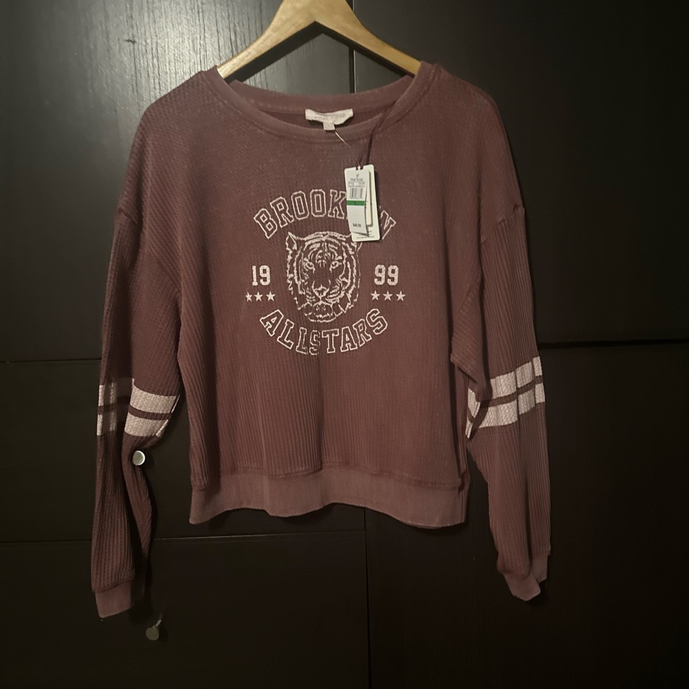Pink Rose Mauve Long Sleeve Tee